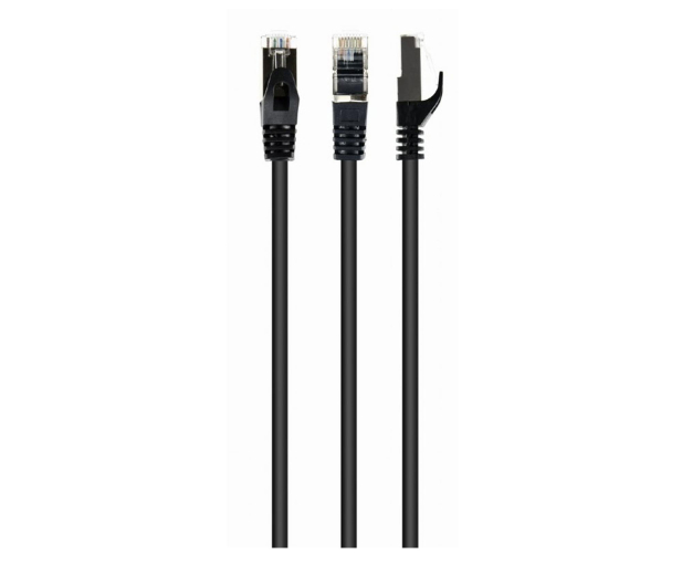 Gembird Patch cord kat.6A, SFTP, LSZH, 0.25m czarny - 1351707 - zdjęcie